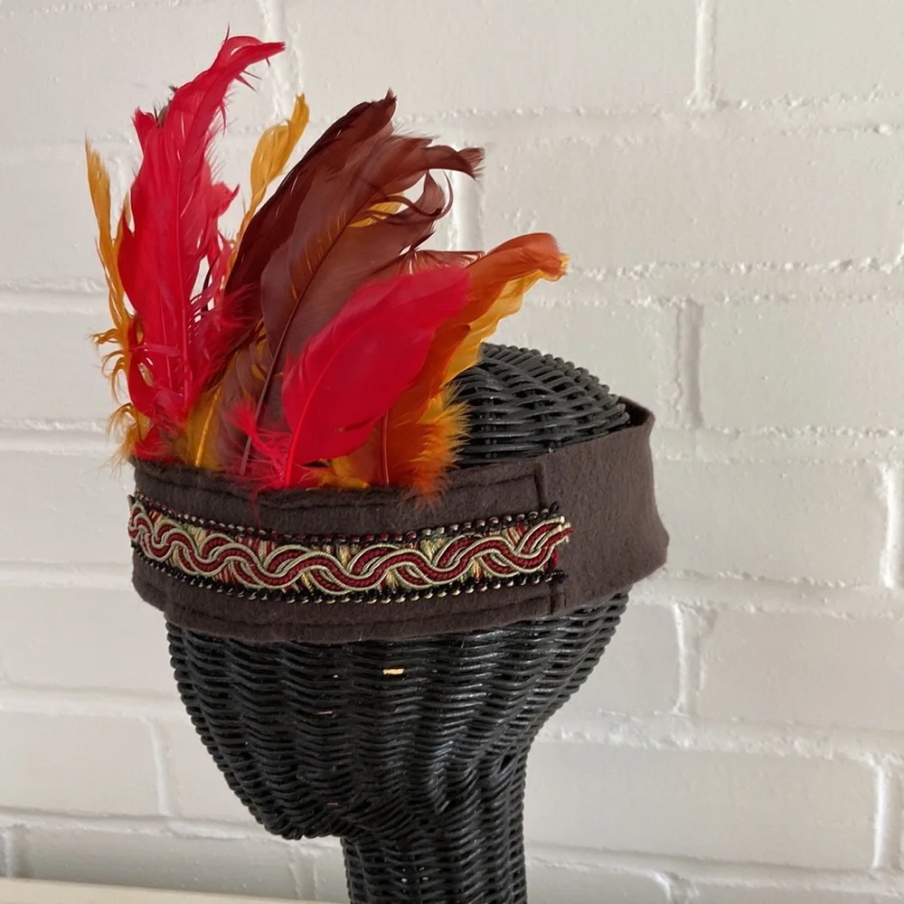 Feathered Native American Costume Headband